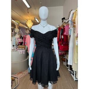 1990s Little Black Party Dress